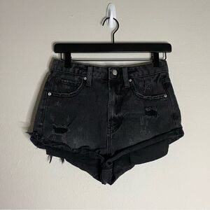 Wild Fable Black Wash Highest Rise Cheeky Shorts Size 0